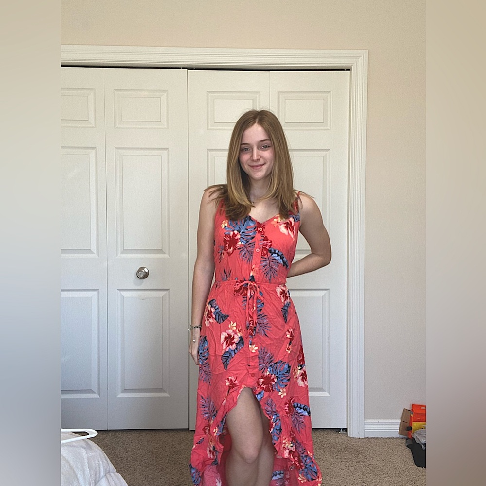 Floral High low dress